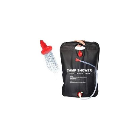 Sac de Douche Solaire,Sac de Douche Solaire 20L,Sac de Douche Solaire Camping,Douche Solaire,Voyage Chauffé à L'énergie Solaire Portable Eau Chaude,Idéale pour la Randonnée,Le Camping et Le Voyage. (1/5)