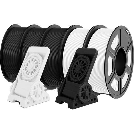 Filamento per stampante 3D, materiale ABS, diametro 1,75 mm, ABS 3BK 2WT (1/2)