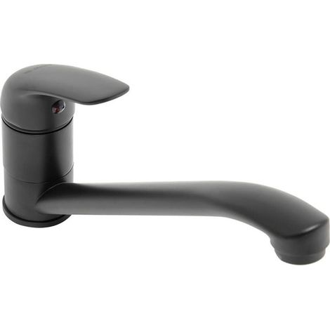 S-Line Pro mitigeur de lavabo avec bras pivotant noir mat SIKOBSLPRO282C