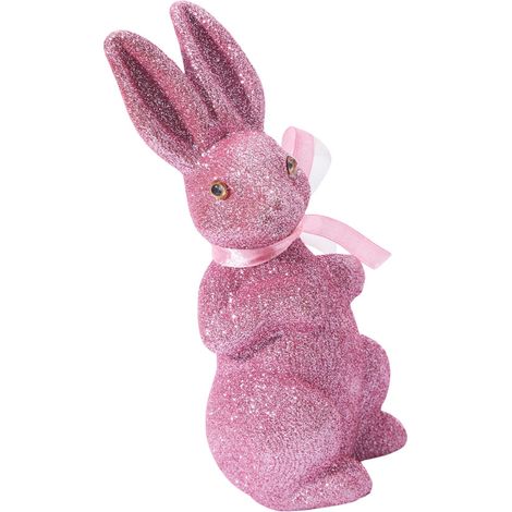 Coniglietto di Pasqua portatile in schiuma - Rosa (1/2)