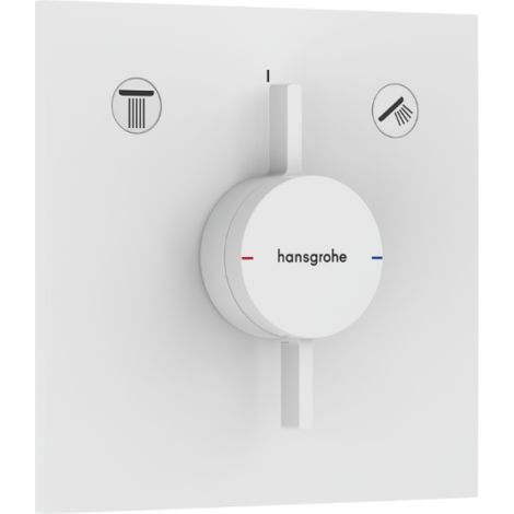 Hansgrohe DuoTurn E - Mitigeur encastré 2 sorties, blanc mat 75417700