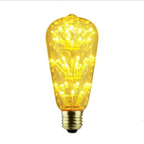 LED-Lampe mit Sternenhimmel-Effekt, 2200K warmweiß, Retro-Stil, ideal für Weihnachtsfeiern und Bars. (1/5)