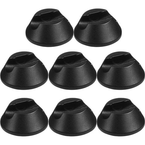 Lot de 8 protections antidérapantes en silicone pour pieds meubles, (1/5)