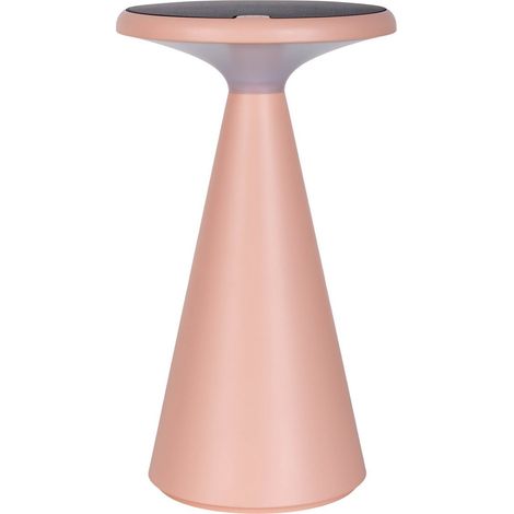 Naeve PALU Lampe solaire d'extérieur portable à LED rechargeable et à intensité variable, rose, 2 700 K, IP44, capteur tactile (1/4)