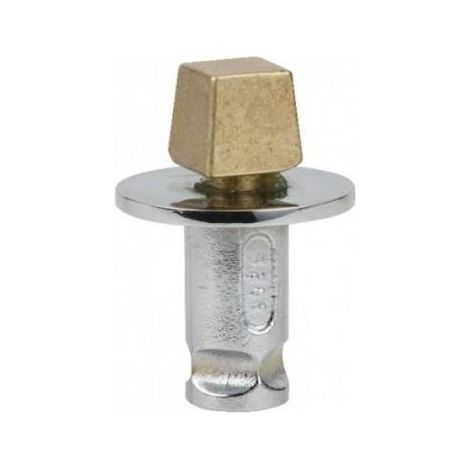 Crapaudine pour penture basse 3281 - STREMLER                                                              Chromé mat (1/3)