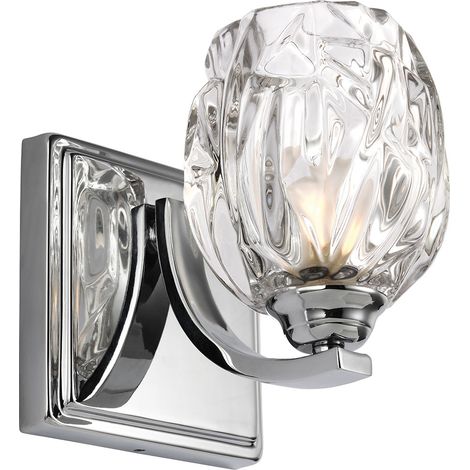 Elstead Kalli - 1 Licht Innenwandleuchte Chrom poliert IP44, G9 (1/5)