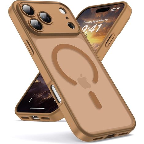 Coque pour iPhone 18 Pro Max / 17 Pro Max Magsafe, Café Brown (1/5)