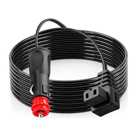 Cable Glaciere Allume Cigare pour Glaciere Voiture Allume Cigare, Adaptateur Glaciere Electrique Compatible Câble d'alimentation Glacière de Voiture (1/5)