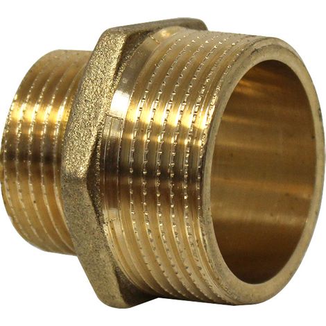 Mamelon laiton réduit Mâle 1"1/4-1"