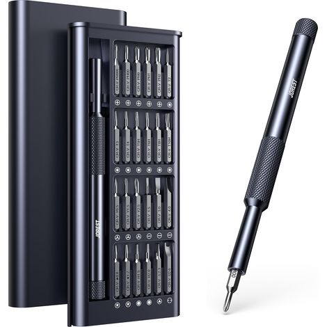 25 en 1 Kit De Tournevis de PréCision, Mini Set Outils Portables Avec Torx T5, Tournevi Triangle, Cadeaux Homme, Pour Laptop, Lunettes, Montres, Bike, Toy (1/5)