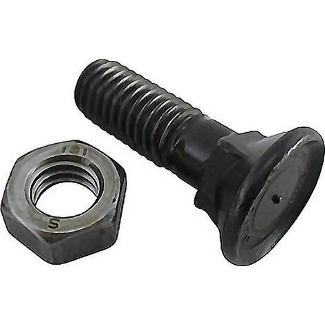 Caja de 50 tornillos arado 11x80mm acero galvanizado din 608 (1/3)