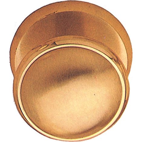 BL POMOLO OTTONE D 70 MM SATINATO- 1,0 blister