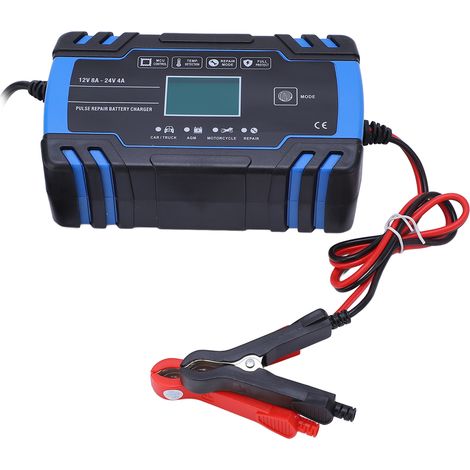 Intelligentes Autoladegerät mit ABS-Gehäuse und Lüfter für AGM-Batterien (100-240 V AC, EU-Stecker) (1/5)