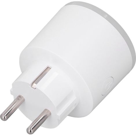 Prise connectée LED avec télécommande via smartphone et Wi-Fi, fonction de variation d'intensité RGB et de programmation (UE 100-240 V). (1/5)