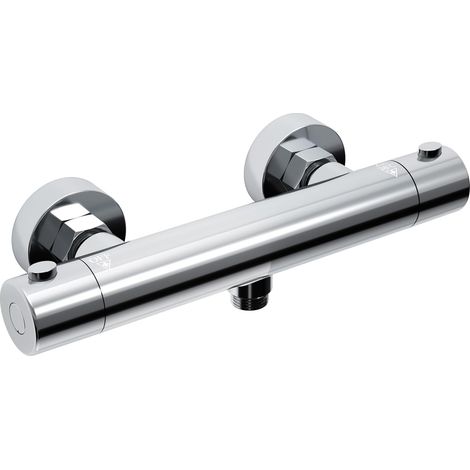 Mitigeur thermostatique Anti-brûlure et Anti-corrosion, Robinet Baignoire, Thermostatique Mitigeur, Mitigeur Douche Baignoire Chromé (1/5)