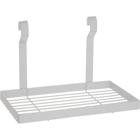 Rack de stockage à une étagère de Fer Blanc - Étagère suspendue à 1 niveaux -Etagére murale -Etagère de Cuisine -Meuble de rangement cuisine (1/5)