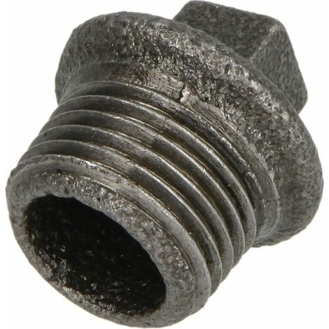 Raccord en fonte malléable noir bouchon 3/4'' FM