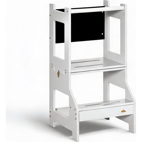Tour d'apprentissage MDF convertible en bureau 42 x 44 x 86 cm (1/5)