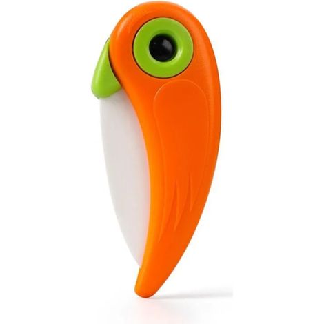 Couteau perroquet, couteau pliant en céramique, couteau de voyage portable, couteau de cuisine en céramique, couteau à fruits et melons, couteau à fruits (1/5)