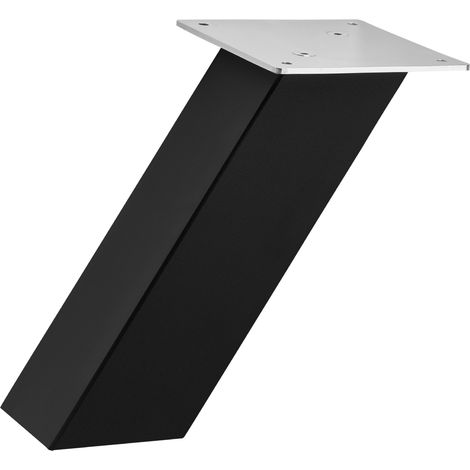 Barkonsole schräg 210 x 80 x 70 mm in schwarz 30 Kg Tragkraft Thekenfuß Konsole von SOTECH (1/3)