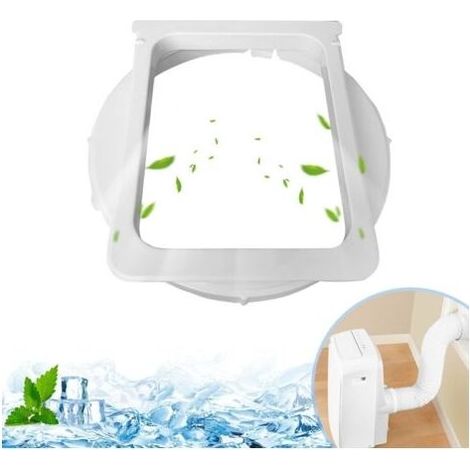 Tuyau Climatiseur Mobile Adaptateur Clim Fenetre,Climatiseur Adaptateur de Tuyau de Fenêtre Interface,pour Climatiseur Mobile 150mm Coupleur de Tube Extension Raccord Tuyau Pièce de Ra (1/4)