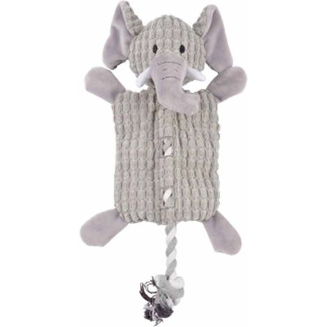 Peluche pour Chien "Éléphant" 37cm Gris (1/2)
