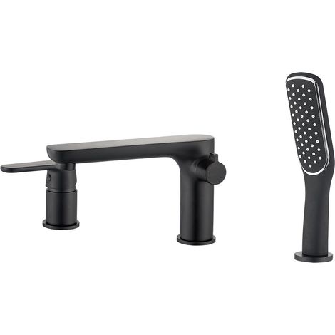 Grifo de bañera de pie de 3 orificios negro DIMA Kuchinox BQD713D (1/2)