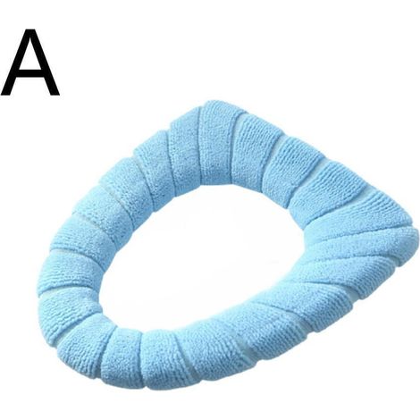 Coussin De Siège De Toilette - En Fibre Acrylique - Universel Pour WC Carrés Et Ovales - Lavable En Machine - 1 Pièce