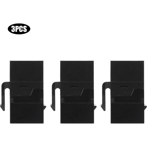 3 connecteurs RJ45 CAT6 traversants, adaptateur module réseau femelle, coupleur informatique pour câble Ethernet (1/5)