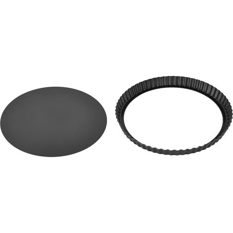 Antihaftbeschichtete Backform mit herausnehmbarem Boden, tiefe Backform aus Kohlenstoffstahl für Tartes, Quiches und Kuchen (1/5)