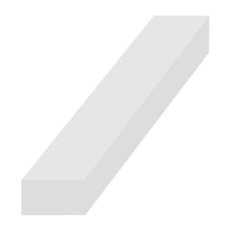 Bande caoutchouc spongieux silicone blanc 40x30mm longueur 1m