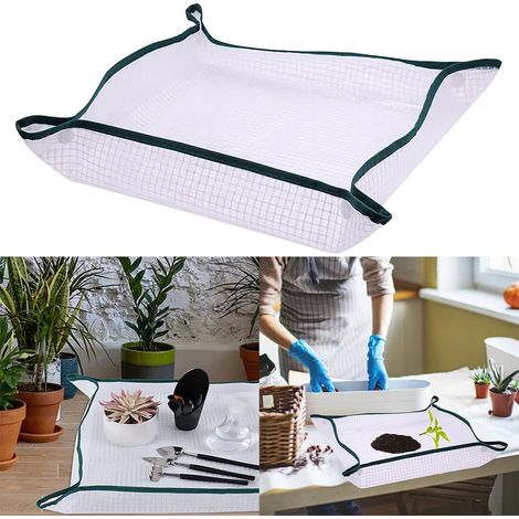 Tapis de jardin en maille facile à rincer ou tente à fleurs succulentes pour le rempotage, en polyéthylène