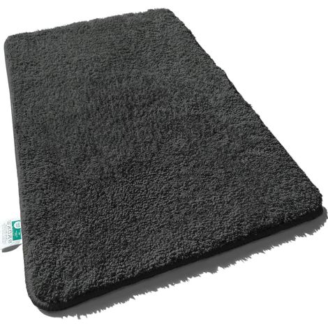 Badematten Sky Uni Deep Black 50 x 80 cm