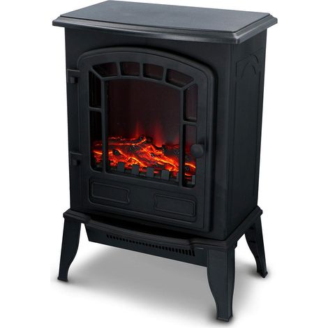 Classic Fire Cheminée d'ambiance Noir H56.5xl24xL38cm (1/5)