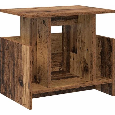 Mobile TV rettangolare moderno dal design pulito e ampio spazio di archiviazione 50 x 35 x 45 cm in legno antico 020054727