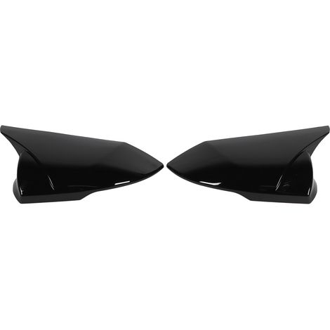 2 ABS-Türspiegelkappen, links/rechts, stilvolles Ersatzteil für Hyundai Elantra 21+ (schwarz) (1/5)