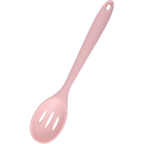 Cuillère à fente en Silicone, cuillère de cuisson résistante à la chaleur, passoire servant pour remuer et égoutter (1/5)