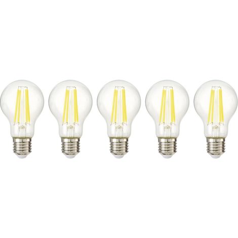 Sygonix SY-6829284 LED EEK A (A - G) E27 3.8 W = 60 W Warmweiß (Ø x H) 60 mm x 106 mm Filament 5 St (1/3)