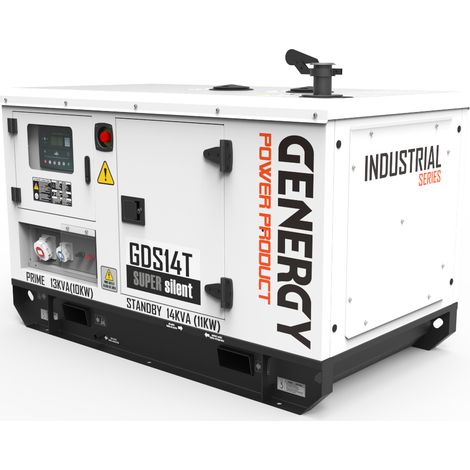 Groupe électrogène 14kVA 11.200W 400/230V Diesel Modèle GDS14T