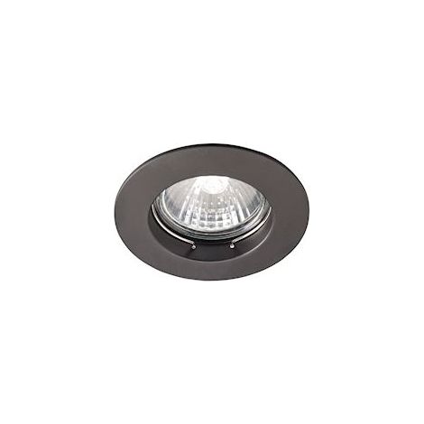 spot encastrable - rond - europole be better - culot gu10 - noir - fixe - bague - europole 2305