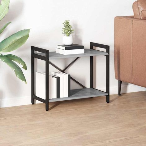 Bücherregal Grau Sonoma 60 x 30 x 50 cm Holzwerkstoff