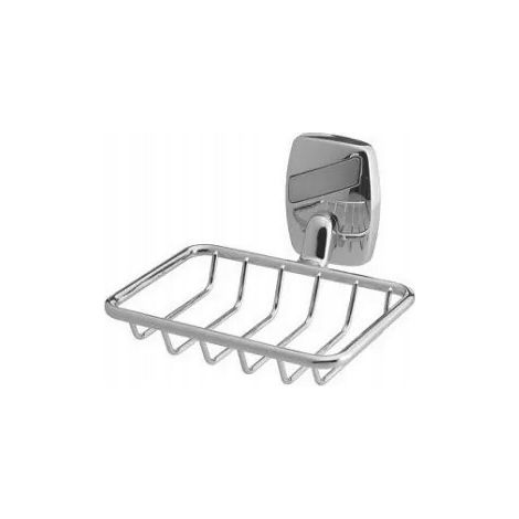 Porte-savon de douche suspendu, chromé, 13 cm