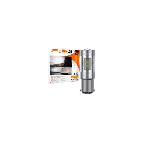 Ampoules 10 LED CREE 50W - P21/5W - Haut de Gamme - Blanc Pur - 12V (1/5)