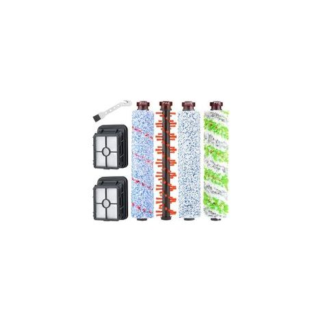 Accesorios para Bissell Crosswave 3 en 1, 1 cepillo para rodillo Pet Pro + 1 cepillo para tapicería + 1 cepillo para sol + 1 cepillo multisuperficies + 2 filtros para Bissell Crosswave 2225 1866 2052 