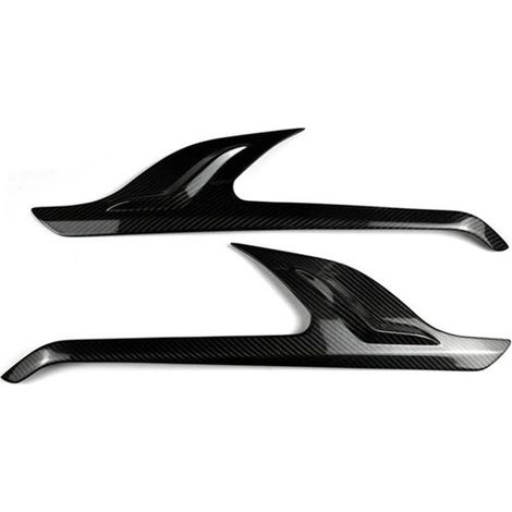 1 pair of carbon fiber headlight eyebrows suitable for 2015-2023 Toyota Alphard and Vellfire 30 series (1/5)