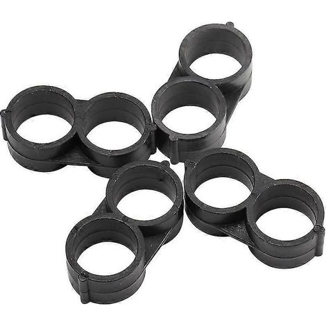 Water Hose Fitting 16mm Hose Elbow Plug Agriculture Garden Irrigation Hose Fittings Watering Cut Water Flow 20pcs (1/4)