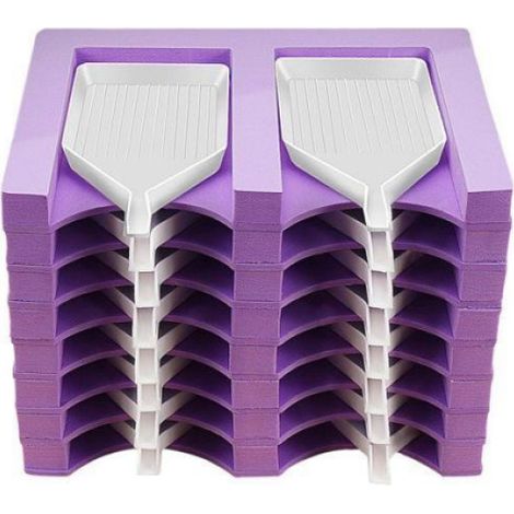 16Fentes Diamant Peinture Plateau Organisateur Diamant Peinture Accessoires Plateau Diamant Peinture Outils Jeux Organisateur (1/5)