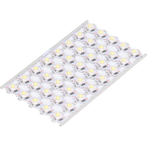 Petite puce LED 1W – 12V – économique – dissipation thermique – sans scintillement – bricolage – lumière naturelle – phare (1/5)