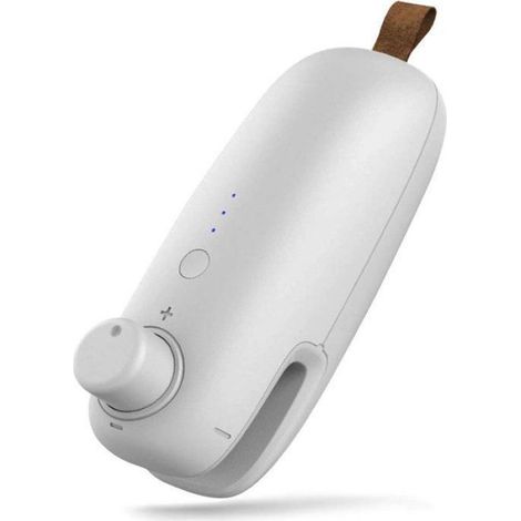 Scelleuse sous vide portable - - Scelleuse thermique + coupe-sacs 2 en 1 - Rechargeable par USB - Batterie 1300 mAh