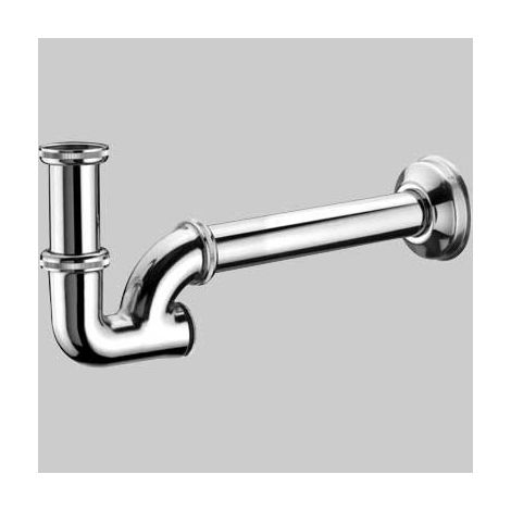 SIFONE PER LAVABO AD U CON ISPEZIONE POSTERIORE "ZETA" - 1"1/4